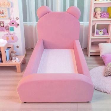 Imagem de Cama Infantil Segura E Confortável Soft Rosa