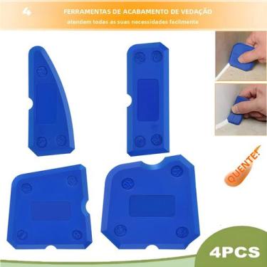 Imagem de Conjunto De 4 Peças De Aplicador De Selante De Silicone Com Cabo Ergon