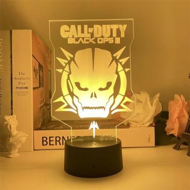 Imagem de Luz noturna USB Call Of Duty 3D Illusion acrílico colorido
