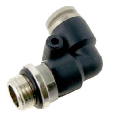 Imagem de Conexão Cotovelo Engate Rápido Giratório 1/4 Pol. X 8mm - Werk Schott