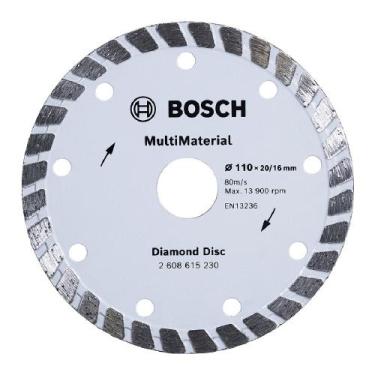 Imagem de Disco Diamantado Multimaterial Turbo 110X2016 2608615230000 - Bosch