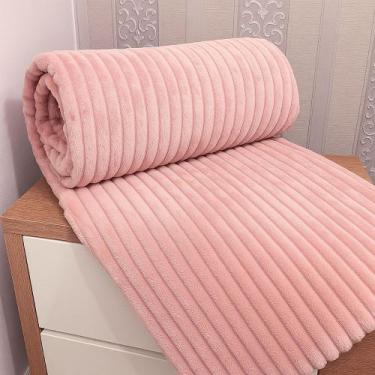Imagem de Cobertor Manta Relevância Queen Ultrasoft Dupla Face Rosê 100% Poliést
