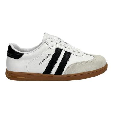 Imagem de Tênis Cravo e Canela Pietra Retrô 1471CC Couro Branco-Feminino