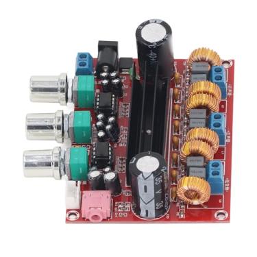 Imagem de SPYMINNPOO Amplificador de Potência Digital de Alto Desempenho 2.1 Canais para de Som DC12-24V, Tamanho Compacto para Projetos DIY de Som Doméstico 2x50W 100W para Audiófilos