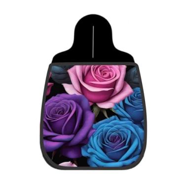 Imagem de Lixeira De Carro Organizador Lixinhocar Rosas Realistas Coloridas