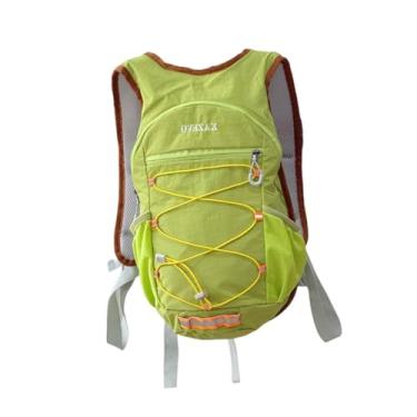 Imagem de Pegciuho Mochila de Caminhada, Mochila de Hidratação Leve, Bolsa Organizadora Compacta para Montanhismo com Vários Bolsos, Feita de Nylon, Adequada para Caminh, Verde