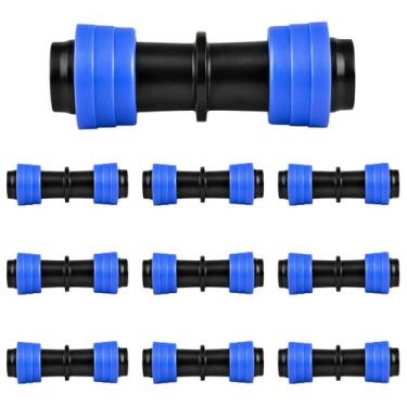 Imagem de 10 Conector Emenda 16mm Anel Mangueira Irrigação Gotejamento - Implebr