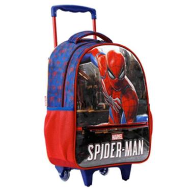 Imagem de Mochila Rodinhas Pequena Creche Escolar Homem-aranha Xeryus