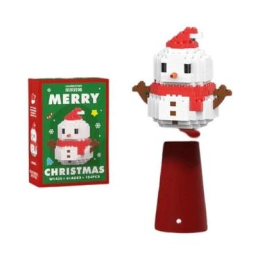 Imagem de Blocos De Montar De Natal Para Crianças, Papai Noel, Brinquedo De Mont