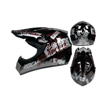 Imagem de Capacete De Motocross Infantil Unissex Para Bicicleta E ATV Certificad