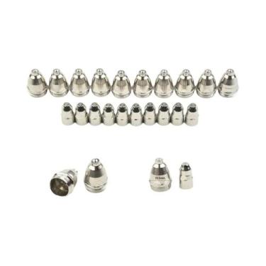 Imagem de Tochas De Corte Plasma Premium P80 20pçs 60A 80A 100A Eletrodos E Bico