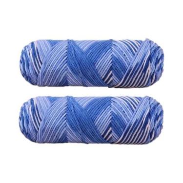 Imagem de Fio De Algodão Leite Colorido De 5 Fios Tingido Para Suéter De Bebê, 2