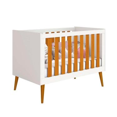 Imagem de Berco Noah Retro Branco Fosco Com Savana - Moveisaqui