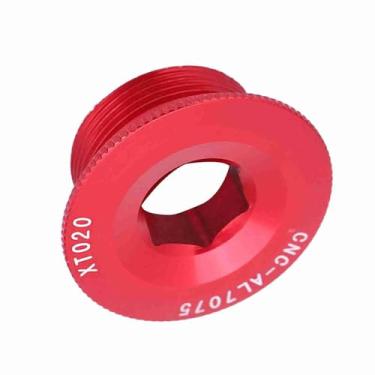 Imagem de Estink Parafuso de Pedivela, Parafuso de Braço de Pedivela de Liga de Alumínio Com Textura Fina para Bicicleta de Montanha e Estrada, M20x10 (vermelho)
