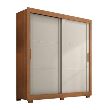 Imagem de Guarda Roupas Casal 2 Portas de Correr 4 Gavetas Titanium Zanzini