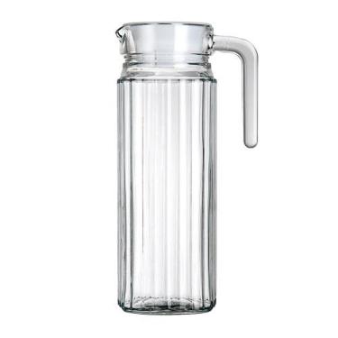 Imagem de Jarra de Vidro Frigo 1 Litro Transparente Slim para Geladeira - Lehavi