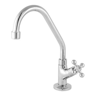 Imagem de Torneira Bancada de Cozinha 1/4 de Volta Classic Cromado
