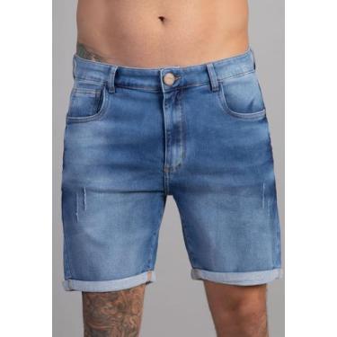 Imagem de Bermuda Jeans Azurra, 42, Unica