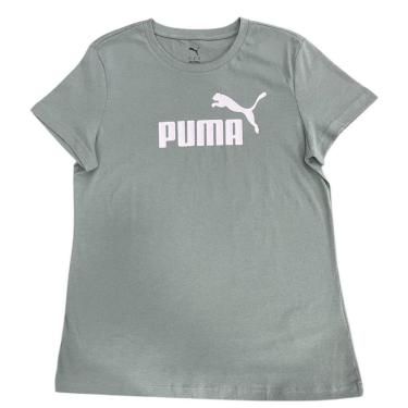 Imagem de Camiseta Puma Feminina logo tee green moon-Feminino