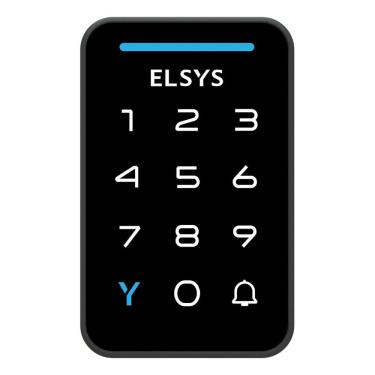 Imagem de Fechadura Digital Sobrepor Senha Preto - Elsys