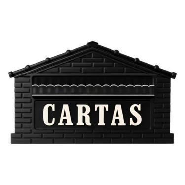 Imagem de Caixa de Correio Modelo Universal Tijolinho Correspondência Casa Fundo