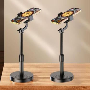 Imagem de Kit Com 2 Suporte Tripé Para Mesa Com Mini Pedestal Ajustável 360 Idea