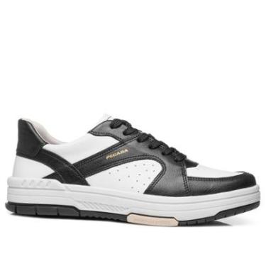 Imagem de Tênis Pegada Feminino em Couro Branco 212610-04-Feminino