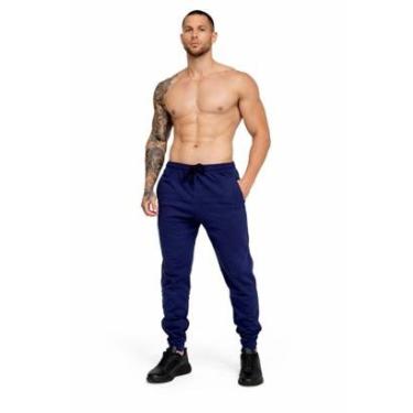 Imagem de Calça Moletom Lisa Premium Felpada moleton Inverno Confortável Com Cordão Bolso Ajuste Perfeito-Unissex