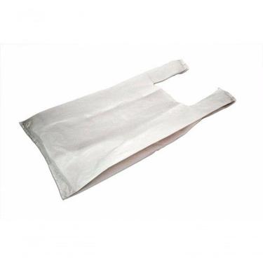 Imagem de Embalagem Plástica 3mil Sacolas Plástic. 25x35 + Aprox.2800 Unds 30x40 Recicl. para Comércio Branca