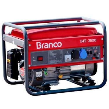 Imagem de Gerador de Energia à Gasolina B4T-2500 2,2KVA 6,5CV com Part - BRANCO