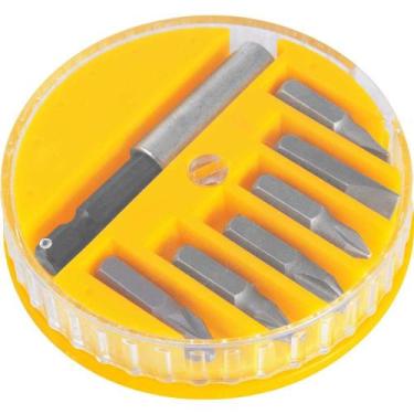 Imagem de Jogo de Bits/ponteiras, com 7 Peças, Encaixe Sextavado 1/4", Vonder Os