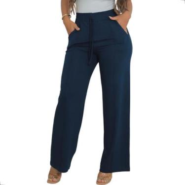 Imagem de Calça Pantalona Cintura alta em Malha Viscolycra Premium - West Route,