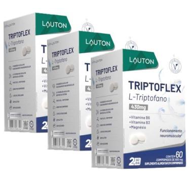 Imagem de KIT 3X Triptoflex ( L-triptofano + Magnésio, Vitaminas B6 e B3) 60 com