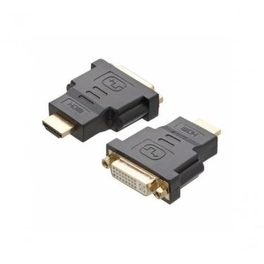 Imagem de Adaptador Dvi X Hdmi St Hdmi Dfm Conexão de Vídeo em Alta Qualidade Dourado Nwt