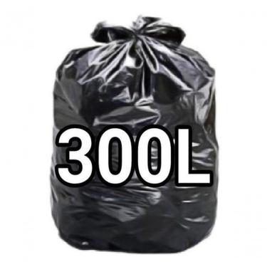 Imagem de Saco para Lixo 300L Super Reforçado Parede Dupla Uso Comercial Médio e Pesado Preto Hig...
