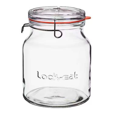 Imagem de Pote com Tampa Removível Lock Eat para Conservação de Alimentos em Vidro Transparente 2...