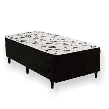Imagem de Cama Box Solteiro Conjugada Ortopédica Bambu 88x188