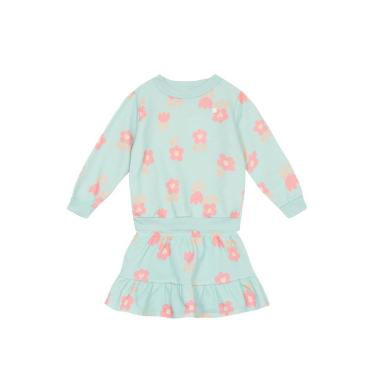 Imagem de Conjunto infantil menina com estampa floral Brandili-Feminino