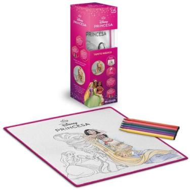 Imagem de Brinquedo para Colorir Tapete Mágico Acqua Princesas - Multikids
