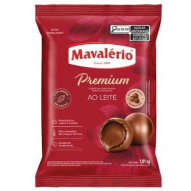 Imagem de Cobertura Premium em Gotas sabor Chocolate ao Leite 1kg Mavalério