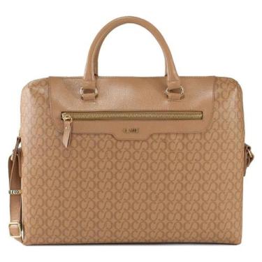 Imagem de Pasta Executiva Feminina Classe Couro Notebook, Tan, Tan 35222
