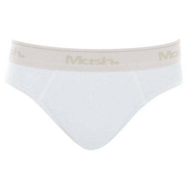 Imagem de Cueca Slip Infantil Algodão Mash - 193.01, Branco, M