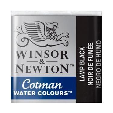 Imagem de Aquarela Winsor & Newton Cotman Pastilha 337 Lamp Black - WINSOR NEWTO