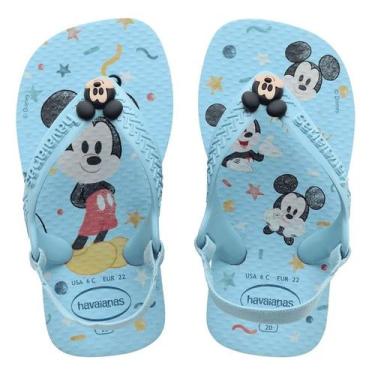 Imagem de Chinelo baby havaianas disney class peppa pig, Azul aço, 20