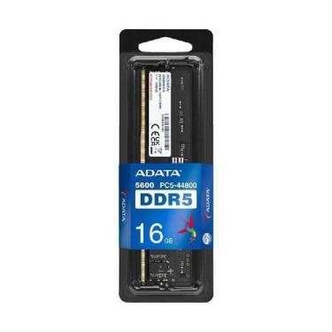 Imagem de Memoria Adata Pc 16Gb Ddr5 5600Mhz Ad5U560016G-S