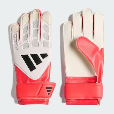 Imagem de Luva Adidas Predator Goleiro Training Infantil Vermelha e Branca, 07
