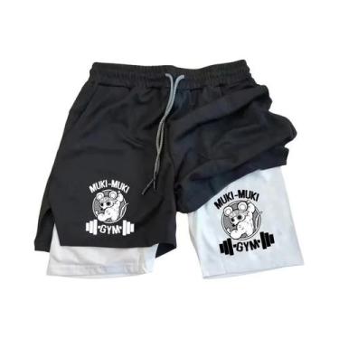 Imagem de Shorts Masculinos Respiráveis De Performance Para Academia Estilo 2025