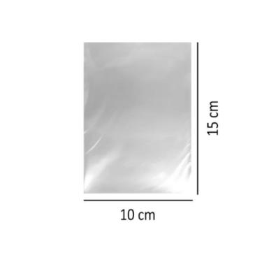 Imagem de Saco Plástico Transparente PP 10x15x0,010 c/1 Kg