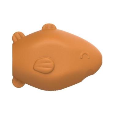 Imagem de Brinquedo Mordedor Cães Amicus Fun Toys Peixe Laranja M/G