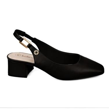 Imagem de Sapato Feminino Salto Bloco Baixo Bebecê T4618-395 Salto 5cm